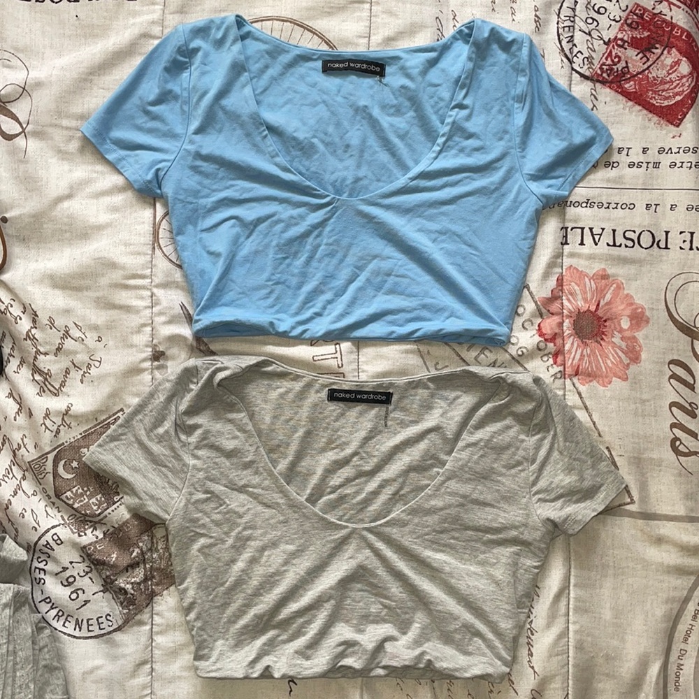 Two Naked Wardrobe Crop Tops